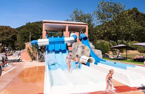 La Roquette-sur-Siagne House | Mobil-home | Comfort | 1 Ch. | 2/3 pers. | Raised terrace | A/C | TV