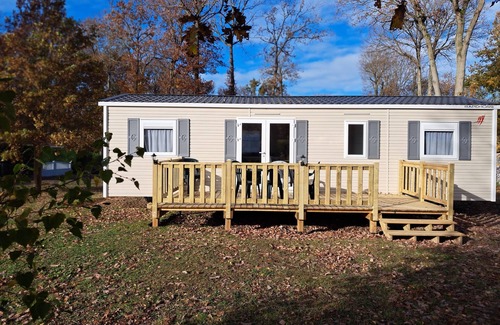 Marcilly-sur-Eure House | Mobil-home Grand Confort au Cœur D'un Domaine Normand