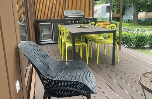 Metlika House | Mobile home in the shade of mighty oaks with a wonderful view of the river Kolpa