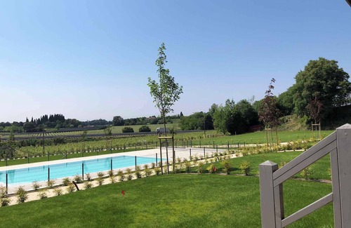 Colà Di Lazise House | Mobilehome with terrace and garden