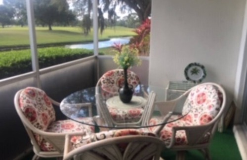 Braden River Condo | Modern 1st floor Condo with INCREDIBLE view of Palm Aire CC golf course!