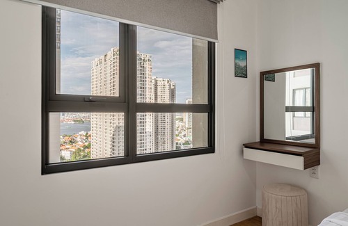 Thao Dien Apartment | Modern 2BR City View Apartment/Walk to Metro & Mall/Free Pool &Gym