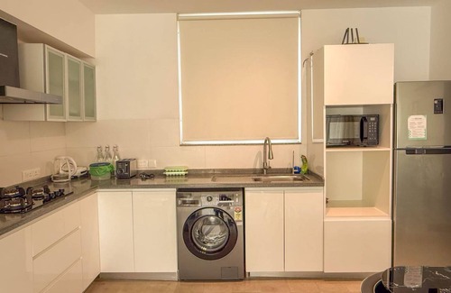 Reis Magos Apartment | Modern 2BR w Pool Near Candolim and Coco Beach