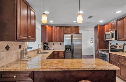 Seminole House | Modern 4BR Home w/Private Heated Pool & Firepit