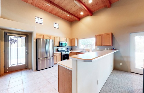 Civano House | Modern adobe home with a community pool, washer/dryer - snowbirds welcome!