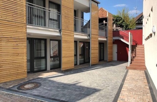 Wasserlos Apartment | Modern apartment (30 sqm) with cooking facilities and box-spring bed including breakfast