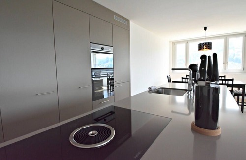 Kriens Apartment | Modern Apartment with Panoramic Mountain Views