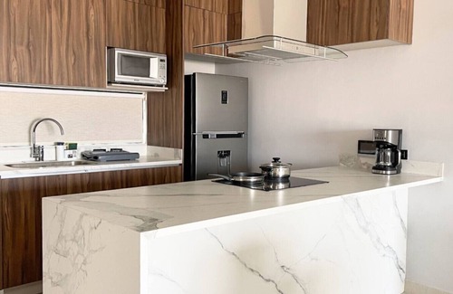 Marina Mazatlan Apartment | Modern Apartment with Pool, 5 min from the Beach