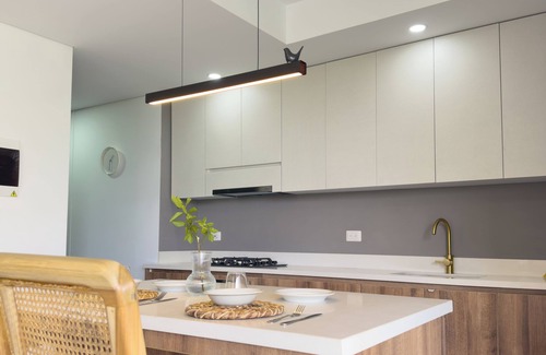 Cali Apartment | Modern, Bright, Quiet Apartment in Granada: A/C, Pool, Desk & Balcony