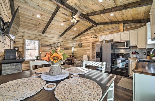 Pisgah Forest Cabin | Modern Cabin w/Fire Pit < 3 Mi to Trails!