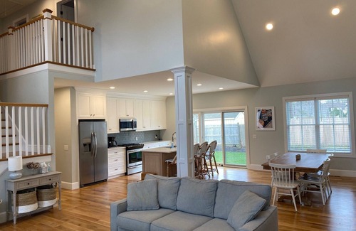 East Falmouth House | Modern Cape Cod home in vibrant beach community - steps to beach; pool access!