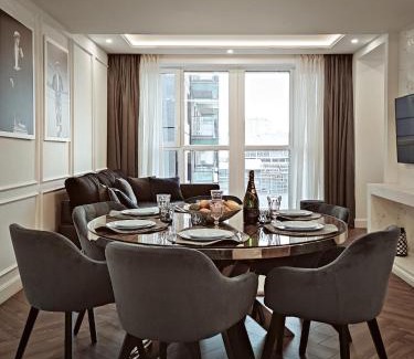 Dnipro Apartment | Modern Classic 2 bedroom apartment near Most City