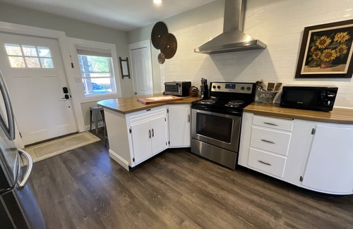 Black Creek Cottage | Modern cottage located in 250 private acres Pond Fishing Hiking Fire Pit