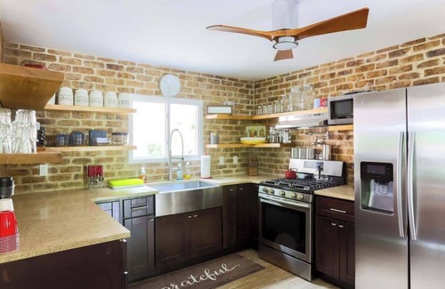 Ashland House | Modern Creekside Home w/Hot Tub & Gym