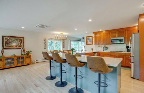 Creighton House | Modern Creekside Home: 9 Mi to Downtown Denver