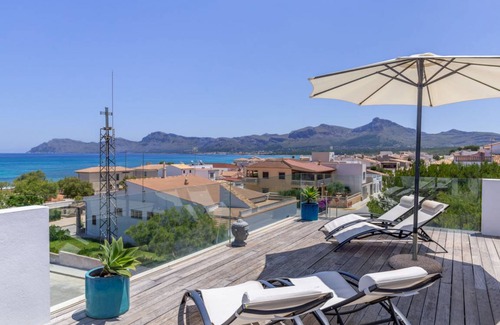Son Serra de Marina House | Modern Panoramic Sea View House Mallorca