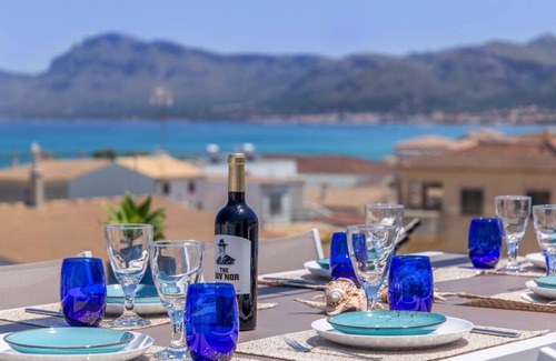 Son Serra de Marina House | Modern Panoramic Sea View House Mallorca