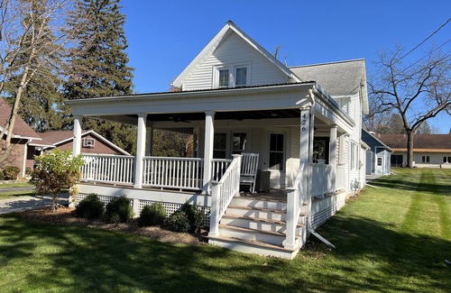 Green Lake House | Modern farmhouse with Wraparound Porch Near the Lake!