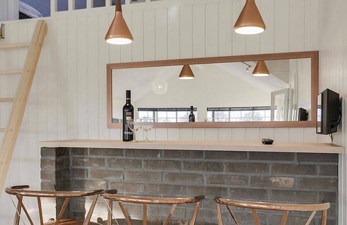 Frørup House | Modern holiday home with sea views and pool and activity room, WiFi and oven