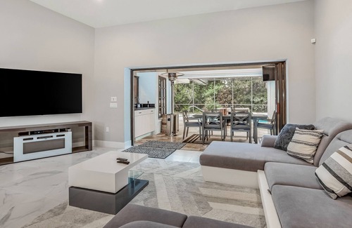 Kings Lake House | Modern home in great location with private heated pool, lanai & charming patio