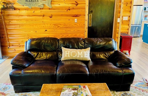 Huddleston Cabin | Modern Lakeside Cabin with Stunning Views and Deep Water Access! Pet friendly!