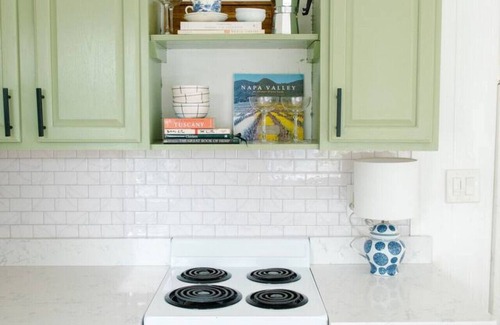 Newtonville Apartment | Modern North Troy Apt with Beautiful Wooden Mantel