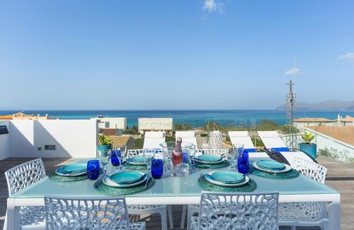 Son Serra de Marina House | Modern Panoramic Sea View House Mallorca