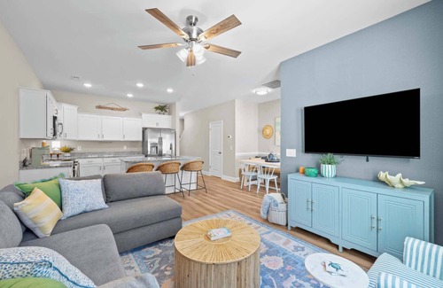 Cedar Point Villa | Modern Retreat Minutes to Emerald Isle Beach Villa