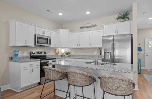 Cedar Point Villa | Modern Retreat Minutes to Emerald Isle Beach Villa