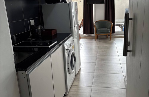 Buenos Aires Central Business District Apartment | Modern studio apartment with private patio and grill/pets welcome