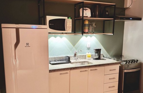 Centro Apartment | Modern studio in the heart of Belo Horizonte! With rooftop and sauna (entire apartment)