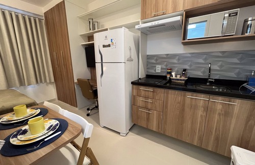 Sao Paulo Apartment | Modern studio Wi-fi | gym, next to Ibirapuera Park and Subway - ID 09
