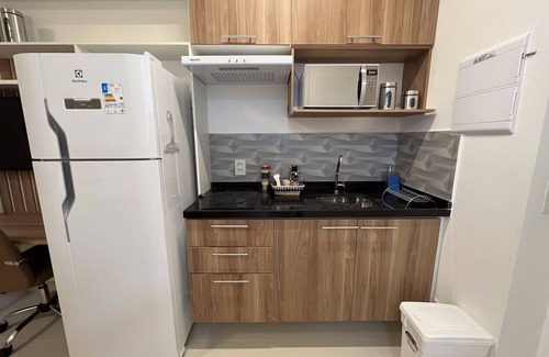 Sao Paulo Apartment | Modern studio Wi-fi | gym, next to Ibirapuera Park and Subway - ID 09