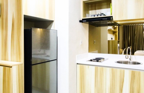 Cikarang Apartment | Modern Style The Oasis Studio Apartment with Comfortable Sofa