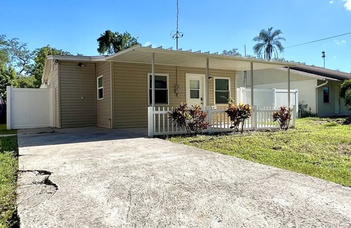 Citrus Park House | Modern tiny home with spacious backyard and pool