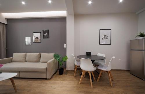 Agios Panteleimonas Apartment | Modern Urban Oasis Near Athens Metro Hub