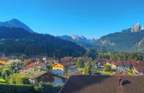 Mitterbach Apartment | Modern vacation apartment with view of the Watzmann incl. pool and infrared cabin