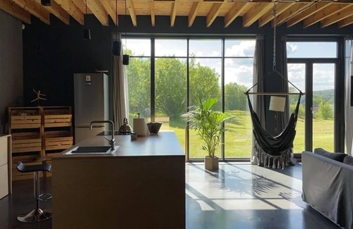 Sikory Juskie Villa | Modern Villa & Sauna by the beautiful lake. Masurian lake district.