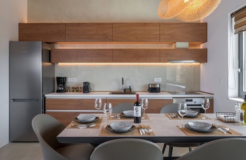 Tersanas Villa | Modern villa with private heated pool and great view!