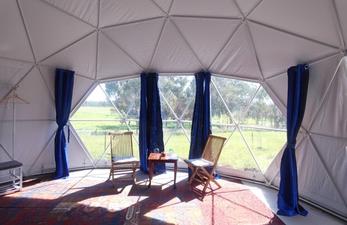 Balmattum Resort | Moon - Self Catering Dome accommodation with private deck, BBQ and lawn