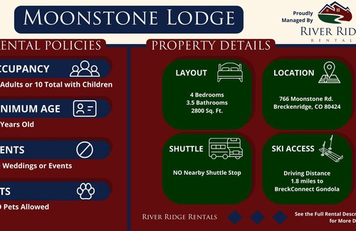 Breckenridge Heights House | Moonstone Lodge: Beautiful Home w/ Great Views, Hot Tub & Arcade, Near Town