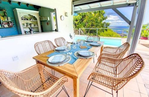Cole Bay Villa | Moonstone, private room in Villa Casa Blue pool sea view