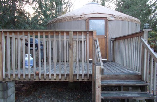 Bow Resort | Mount Vernon Camping Resort 20 ft. Yurt 1