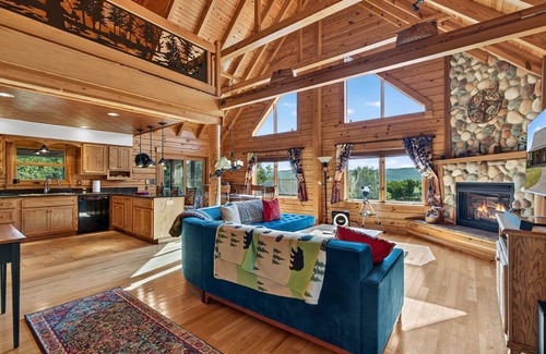 Kirby Ski Chalet | Mountain Escape on 6 acres w Hot Tub & Privacy