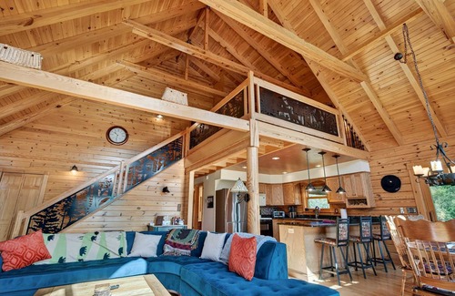 Kirby Ski Chalet | Mountain Escape on 6 acres w Hot Tub & Privacy