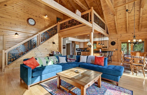 Kirby Ski Chalet | Mountain Escape on 6 acres w Hot Tub & Privacy