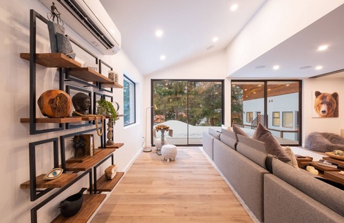 Whistler Ski Chalet | Mountain-Modern Chalet, w/ barrel sauna, hot tub, putting green, and fire pits!