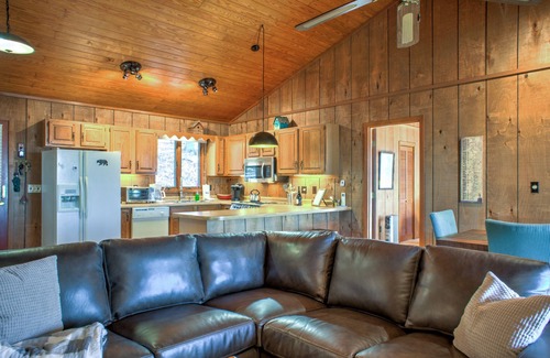 Wolf Laurel House | Mountain Views + Hot Tub, Game Room & 2 Kitchens | Biltmore Pass Included