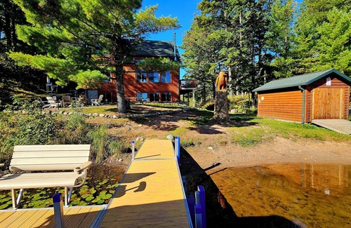 Stone Lake Cabin | Must See - Beautiful Lakefront Cabin - Stunning Year-Round Views - Private Lake!