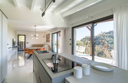 Savoca Villa | My Rental Homes - Villa Zafferano with swimming pool, terrace and sea view.